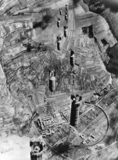 Air Force: Eight U.S. Air Force bombs drop to Bruchsal, Germany