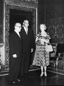 Gronchi: U.S. Ambassador Clare Booth Luce