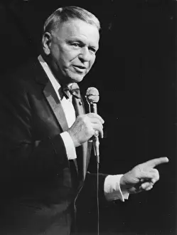 Stadthalle: The US-American singer Frank Sinatra