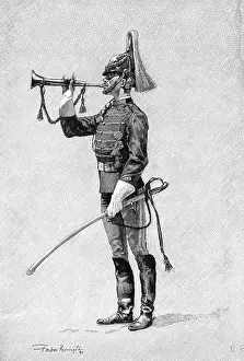 Bugler: U.S cavalry bugler