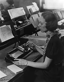 Transferring: U.S. Census worker transferring information from