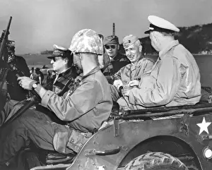 East Asia: U.S. Commanders, Gen. Douglas MacArthur and Marine