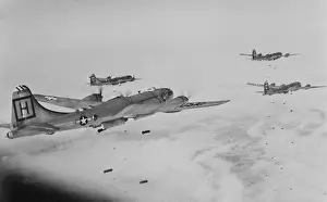 In Flight: U.S. Far East Air Forces Bomber Command bomb North