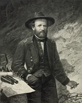 C1899: U.S. Grant in the trenches before Vicksburg