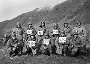 Stateside: U.S. infantrymen along the Kumsong front wish