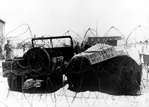 Barbwire: U.S. jeeps enclosed with an experimental atmosphere