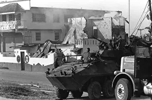 Panamanian: U.S. Marines in their light armored vehicles ?