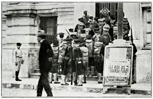 Forcibly: U.S. Marines from naval ship Florida Occupy Post Office