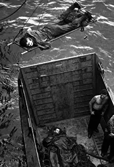 Cartwheel: U.S. Marines wounded in the initial invasion at