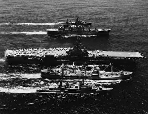 Auxiliary: U.S. Navy Seventh Fleet ships replenishing