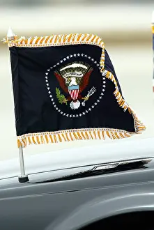 Limo: U.S. Presidential Flag On Limo