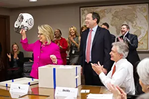 State Department: U.S. Sec. of State Hillary Clinton is presented