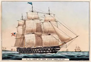 Museum Of The City Of New York: U.S. Ship of the Line Ohio, 104 Guns