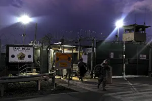 Shifts: U.S. Soldiers exit a controlled entryway ?
