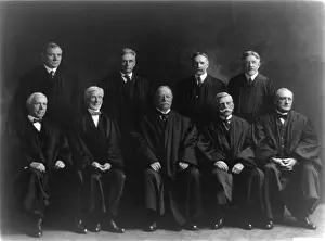 Mcreynolds: U.S. Supreme Court in 1924. Left to right: ?