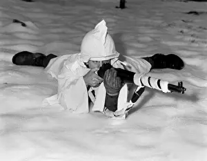Evergreens: U.S. technical sergeant in the new snow cape used