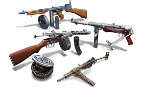 Ammunition: The U.S. Tommy Gun, the Soviet Ppsh-41, the German