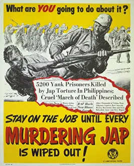 Filippino: U.S. World War 2 propaganda poster responding