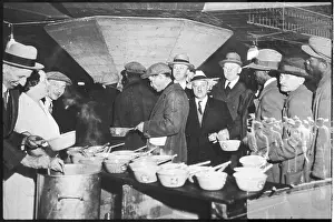 Jack Novak Collection: USA/DEPRESSION/SOUP LINE