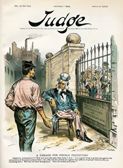 Xenophobia: USA & PAUPER LABOUR/1892