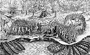 Ticonderoga: USA, People Native Americans, wars, action at