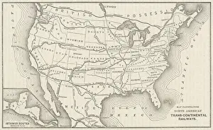 Transcontinental: USA Railway Map