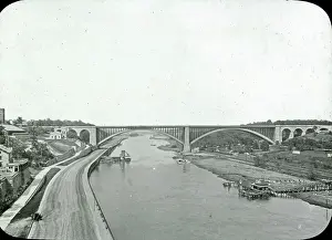 Locale: USA - Washington Bridge and Harlem River