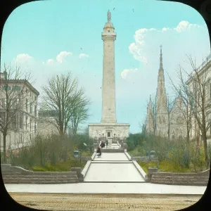 Washinton: USA - Washinton Monument, Baltimore