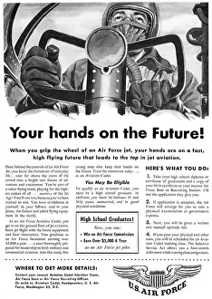 U.s.air: USAF. U.S.Air Force Recruitment 1954