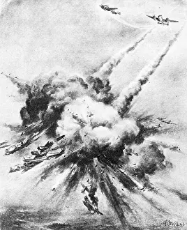 Rockets: Use of rockets against American bombers, 1943