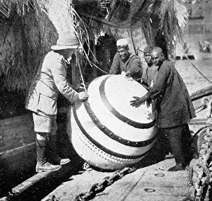 Suggest: A Mine used as a Buoy 1916
