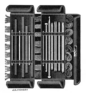 Vickery: A Useful Knitting Case, WW1
