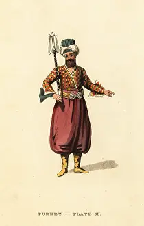 Octavian Dalvimart: An Usher in the court of the Sultan, Ottoman Empire