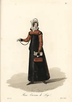 Tradeswomen: Usher at a lodge, Paris, early 19th century