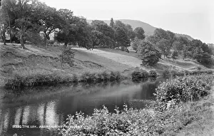 Riverbank: The Usk River at Abergavenny