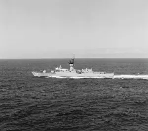 Navigating: USS Hepburn (DE-1055) operating in the Pacific area, 1970