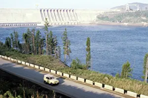 Angara: Ust-Ilimsk hydroelectric power station, 1981