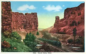 Locomtive: Utah - Castle Gate, Price River Canyon