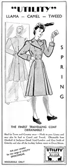 Llama: Utility travelling coat, 1941