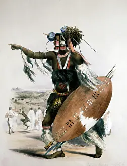 Angas: Utimuni, Nephew of Chaka, 1849