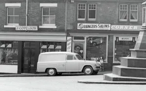 Uttoxeter: Uttoxeter, Austin A55 Van c1965