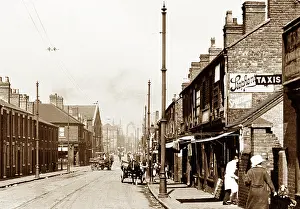 Longton: Uttoxeter Road, Longton early 1900's