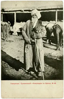 Leprosy: Uzbekistan - Samarkand - A leper