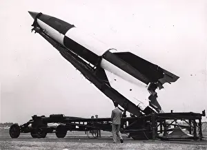 Fifty: A V-2 rocket on display