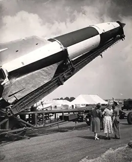 Fifty: A V-2 rocket on display