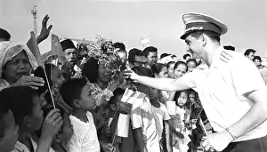Jakarta: V. Bykovsky on a visit to Indonesia