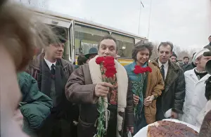 Cosmonauts: V. Polyakov and E. Kondakova