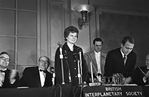 Tereshkova: V. Tereshkova on a visit to Great Britain