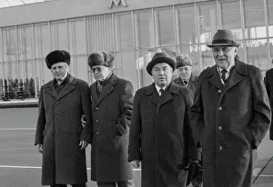Bucharest: V. V. Shcherbitsky visiting Romania