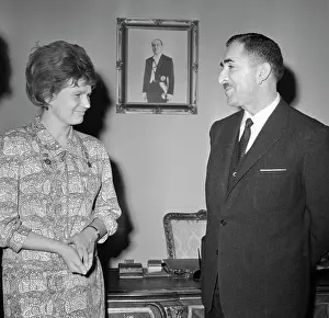 Tereshkova: V. V. Tereshkova on a visit to Lebanon